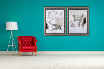 Versailles I & II - Paper Painting by NOVOCUADRO ART COMPANY - view 3